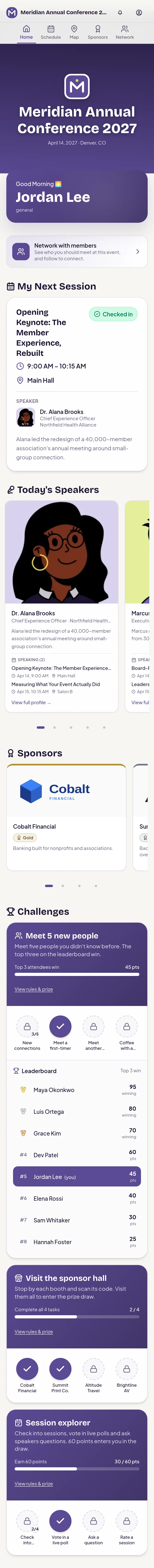 naimtag attendee app — Home