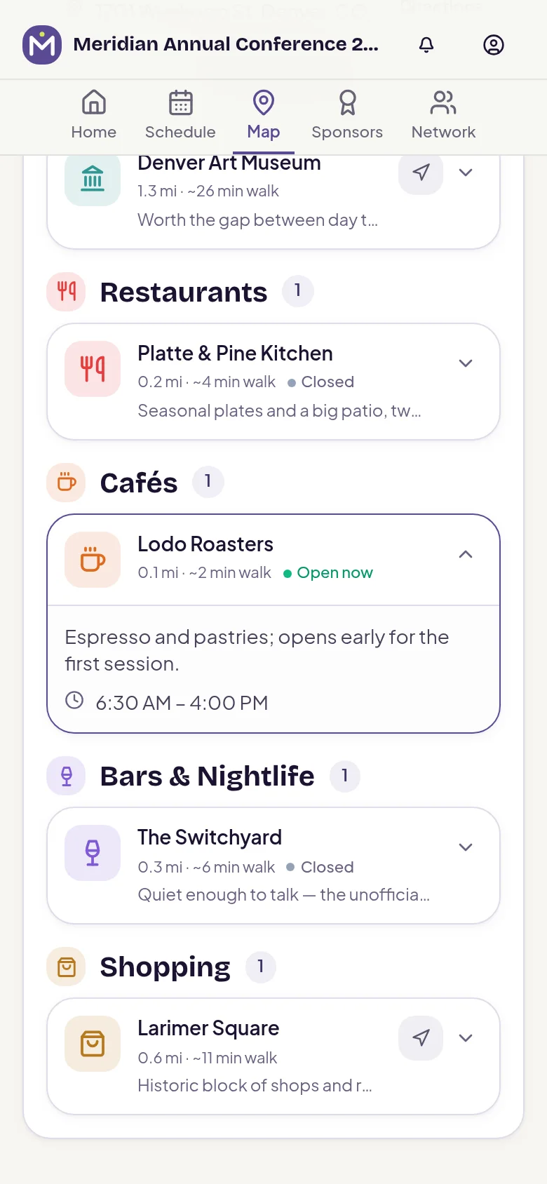 naimtag attendee app — Things to do: Lodo Roasters
